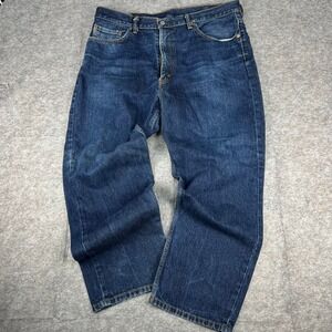 Levis 550 Relaxed Fit Tapered Leg Blue Denim Jeans Mens 40x30 Dark Wash